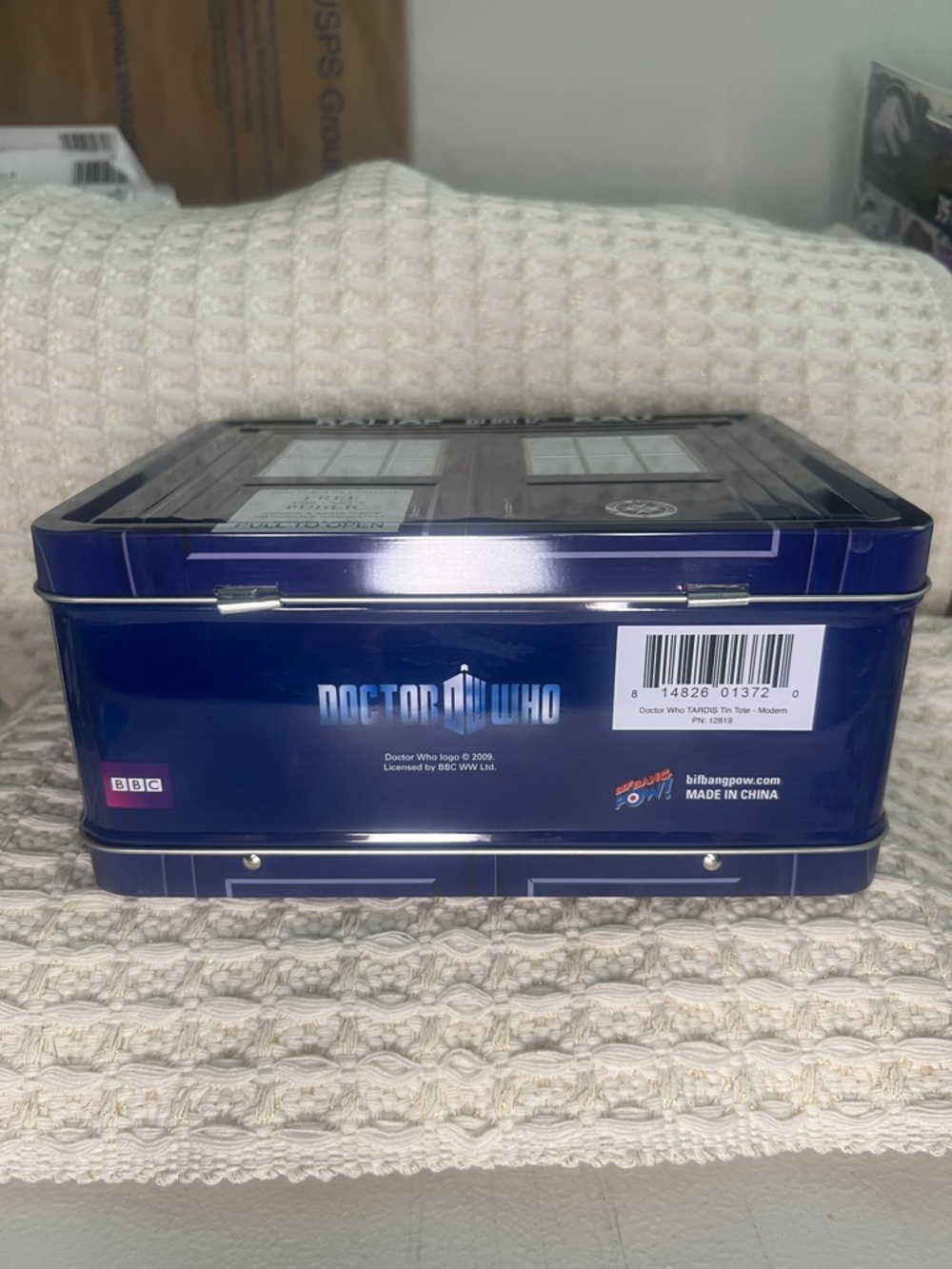 Doctor Who Limited Edition TARDIS Tin Tote Lunch Box Collectors DEADSTOCK RARE - Picture 9 of 10